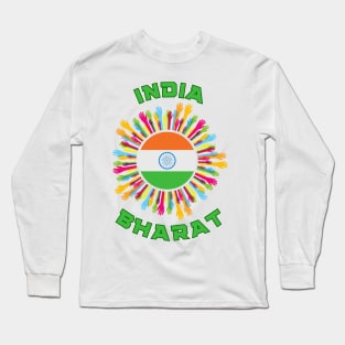 India or Bharat - Akhand All Together Long Sleeve T-Shirt